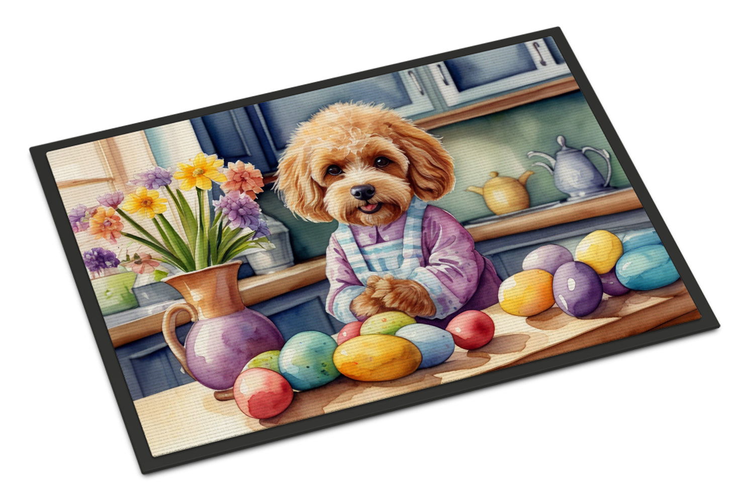 Buy this Decorating Easter Cockapoo Doormat