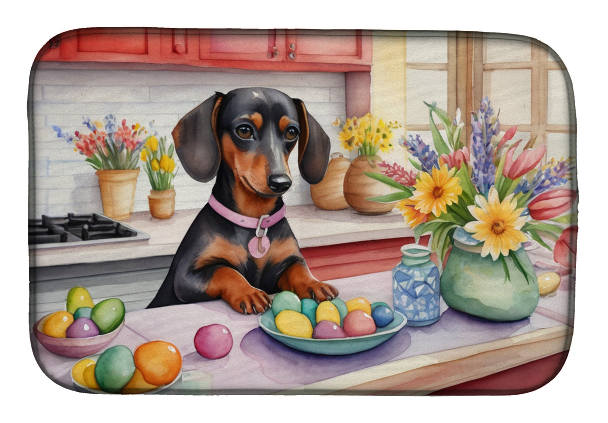 Buy this Decorating Easter Dachshund Dish Drying Mat