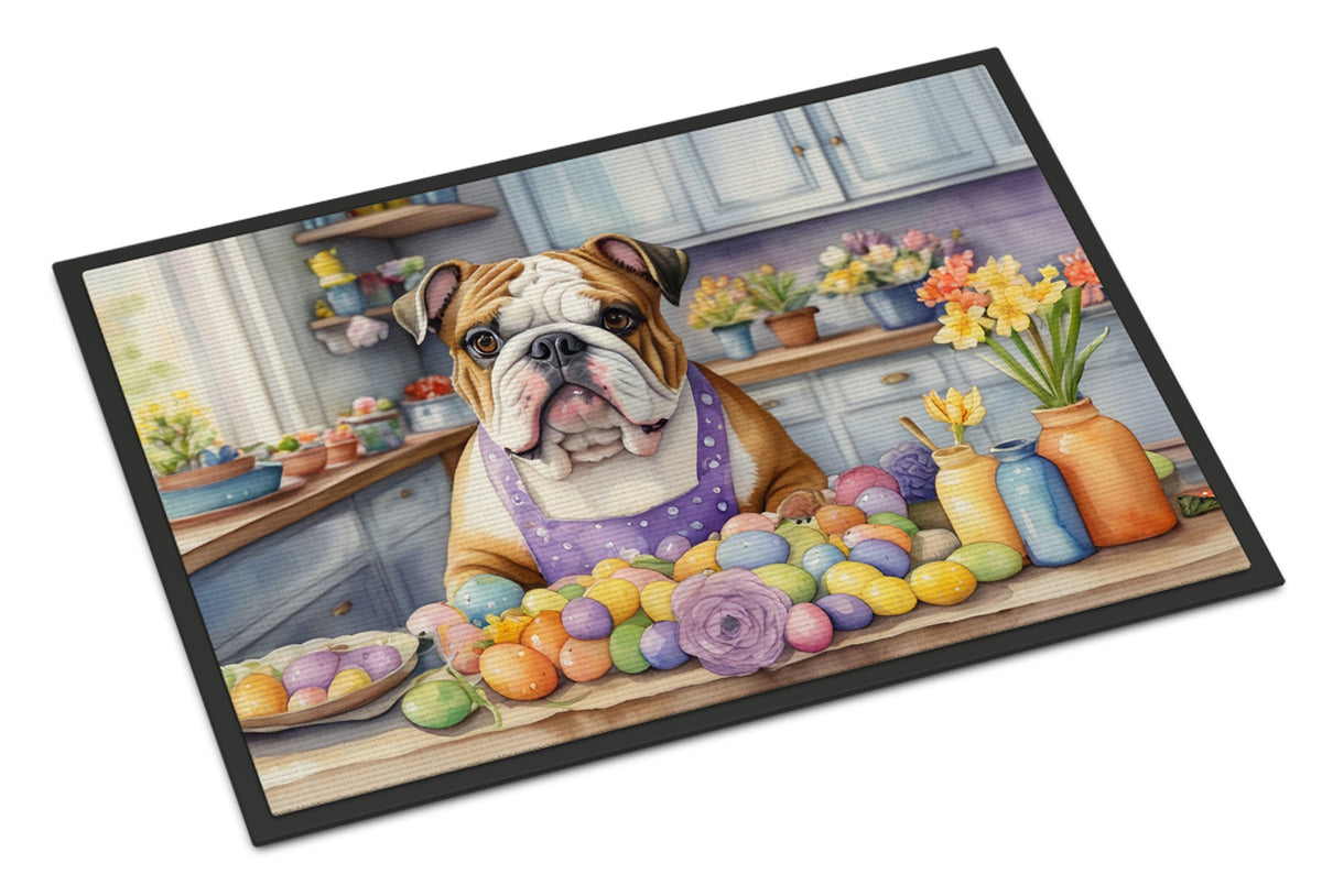 Buy this Decorating Easter English Bulldog Doormat