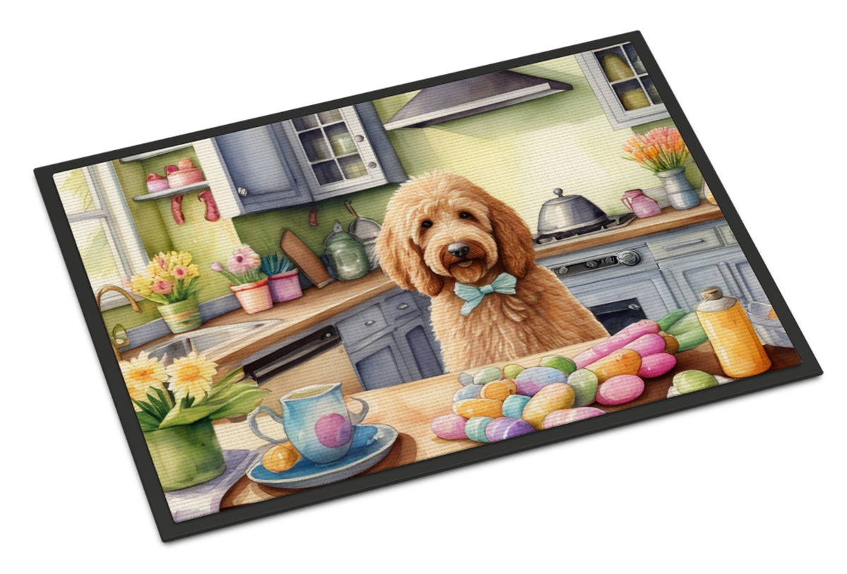 Buy this Decorating Easter Goldendoodle Doormat