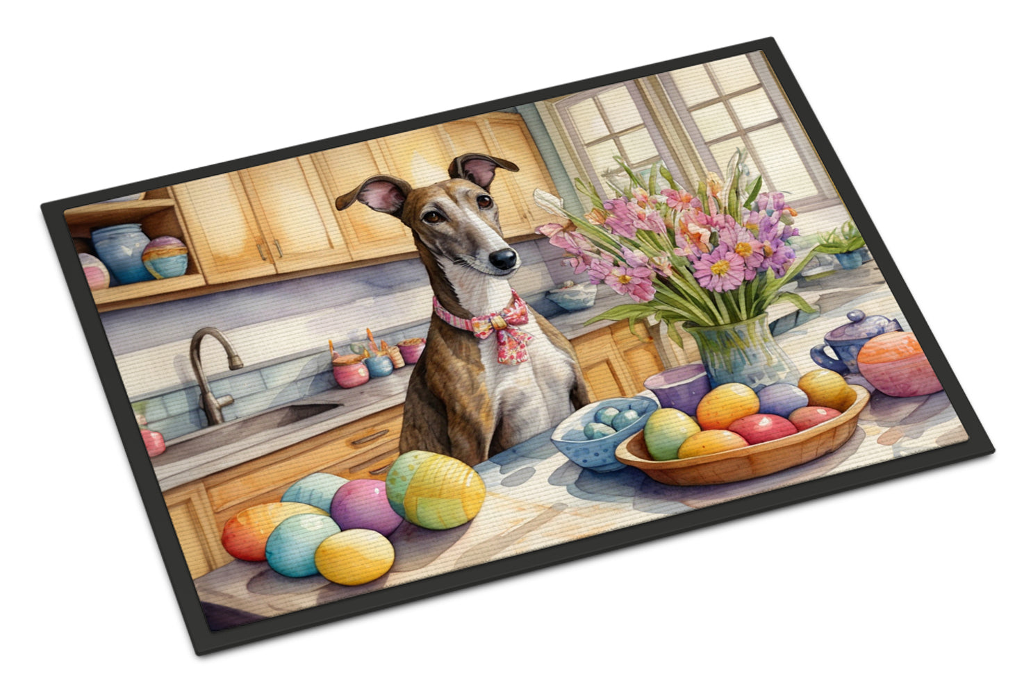 Buy this Decorating Easter Greyhound Doormat