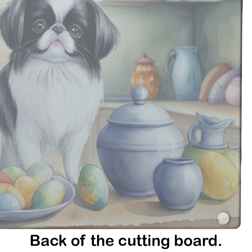 Decorating Easter Japanese Chin Glass Cutting Board