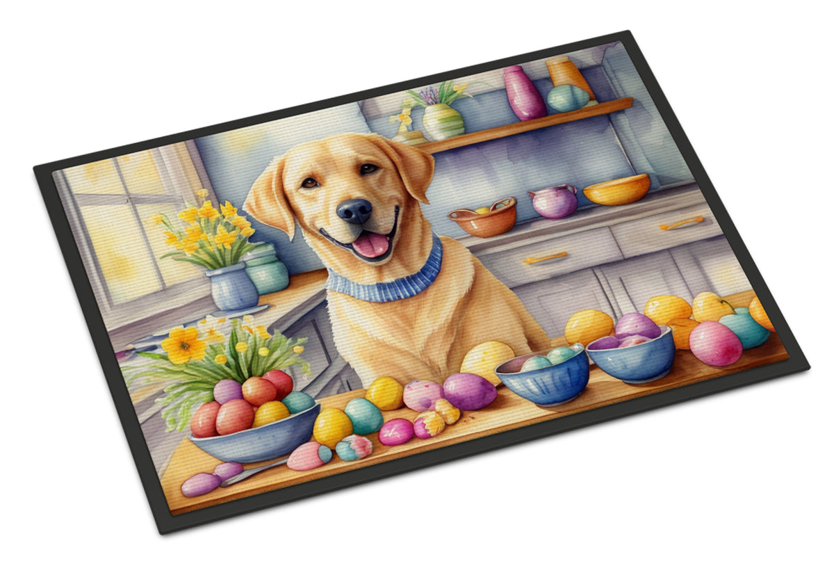 Buy this Decorating Easter Yellow Labrador Retriever Doormat