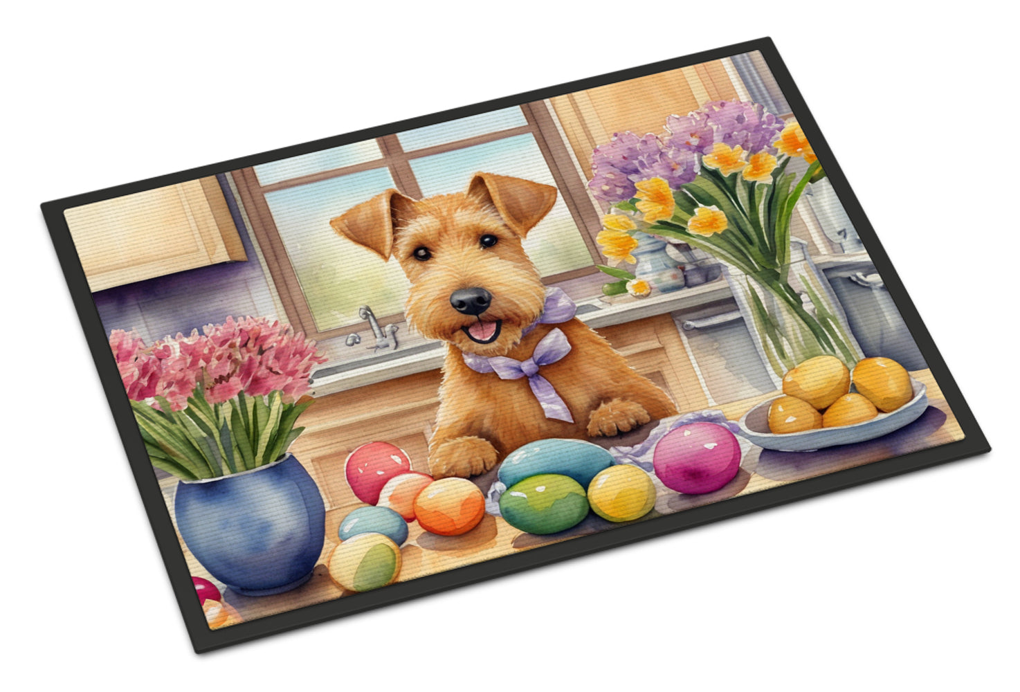 Buy this Decorating Easter Lakeland Terrier Doormat