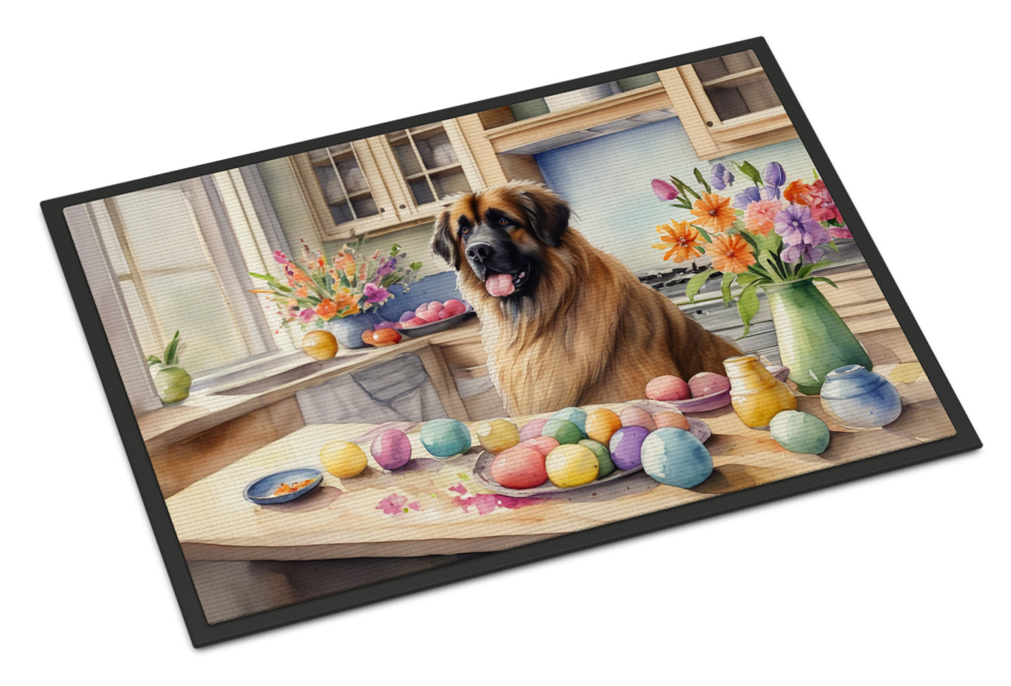 Buy this Decorating Easter Leonberger Doormat