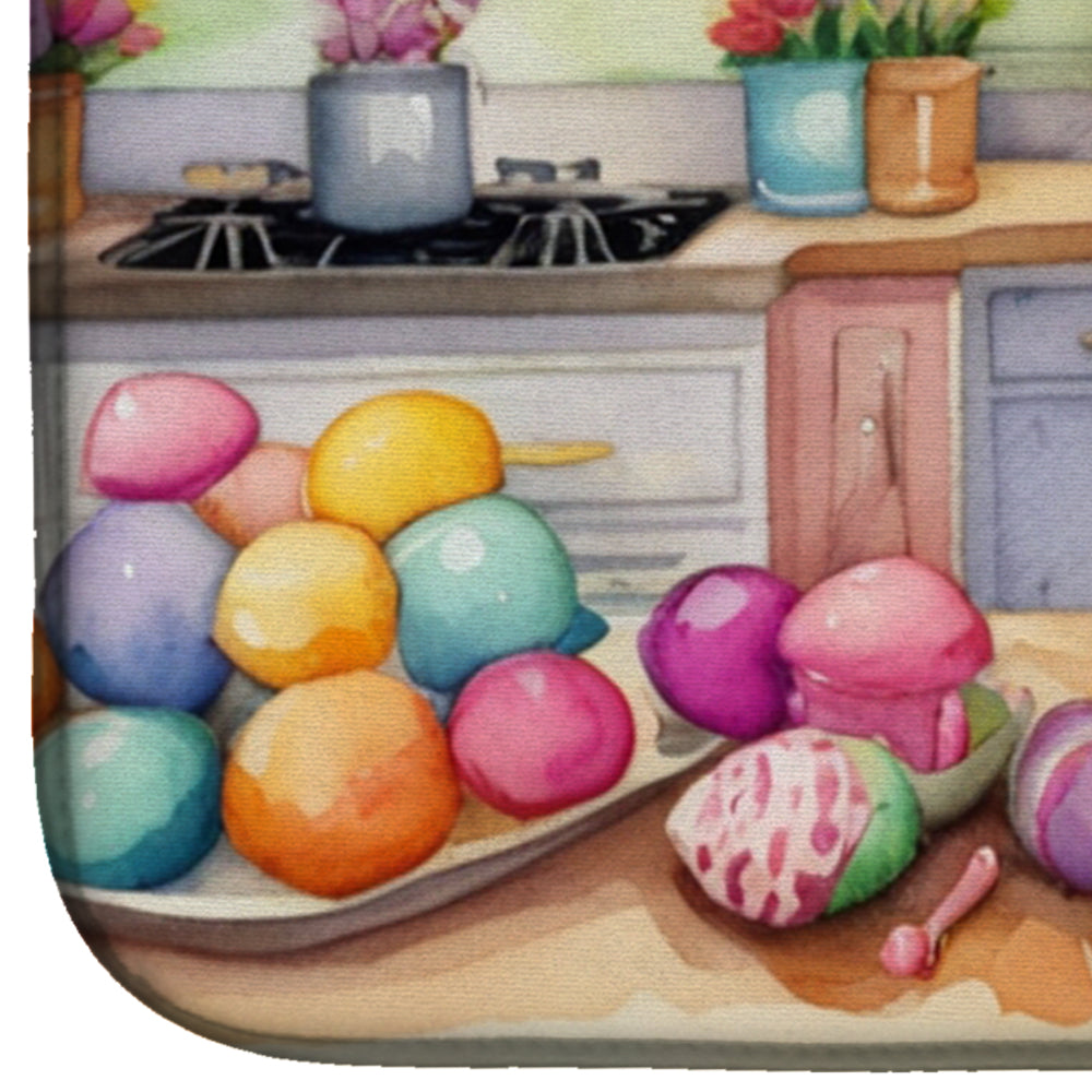 Decorating Easter Mastiff Dish Drying Mat