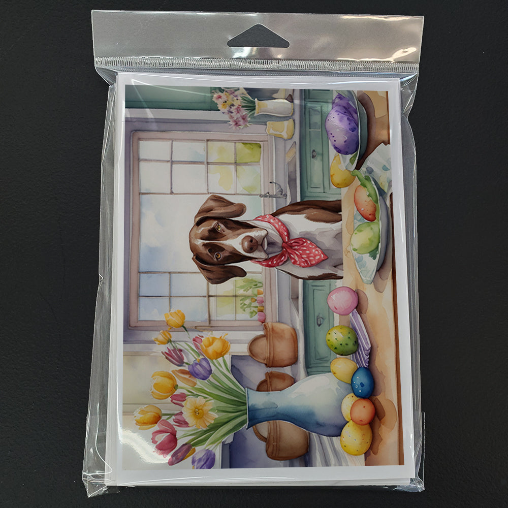 Decorating Easter Pointer Greeting Cards Pack of 8