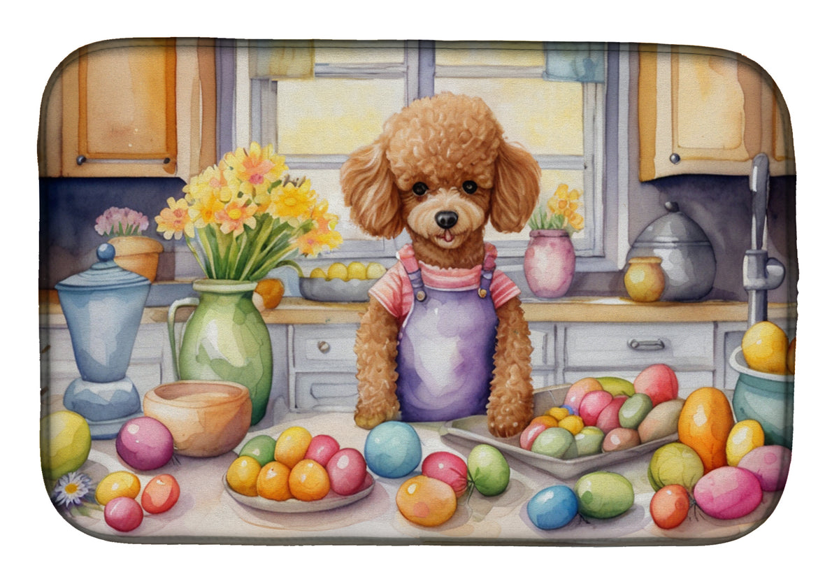 Buy this Decorating Easter Poodle Dish Drying Mat