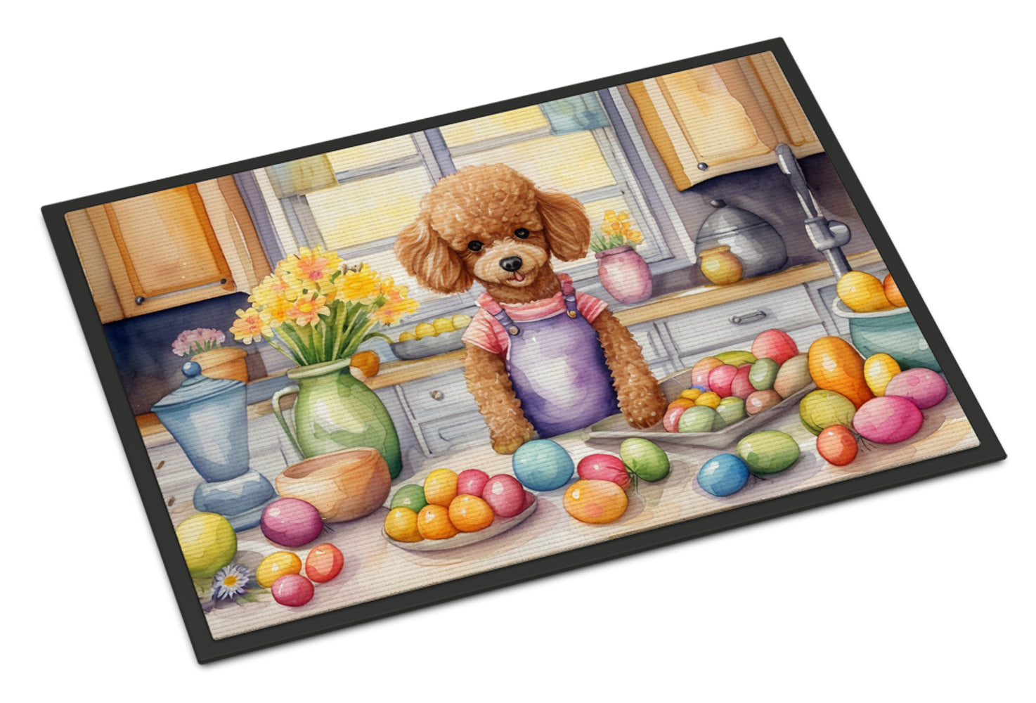 Buy this Decorating Easter Poodle Doormat