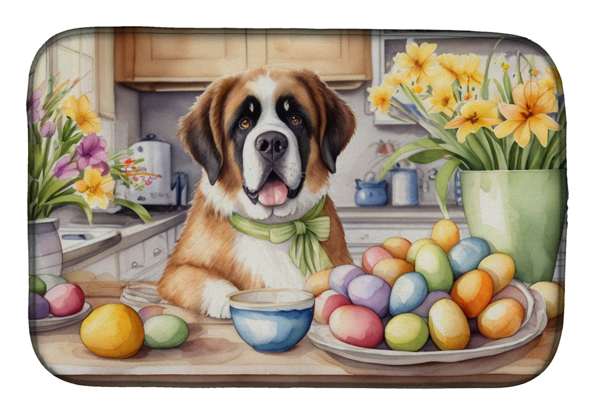 Buy this Decorating Easter Saint Bernard Dish Drying Mat