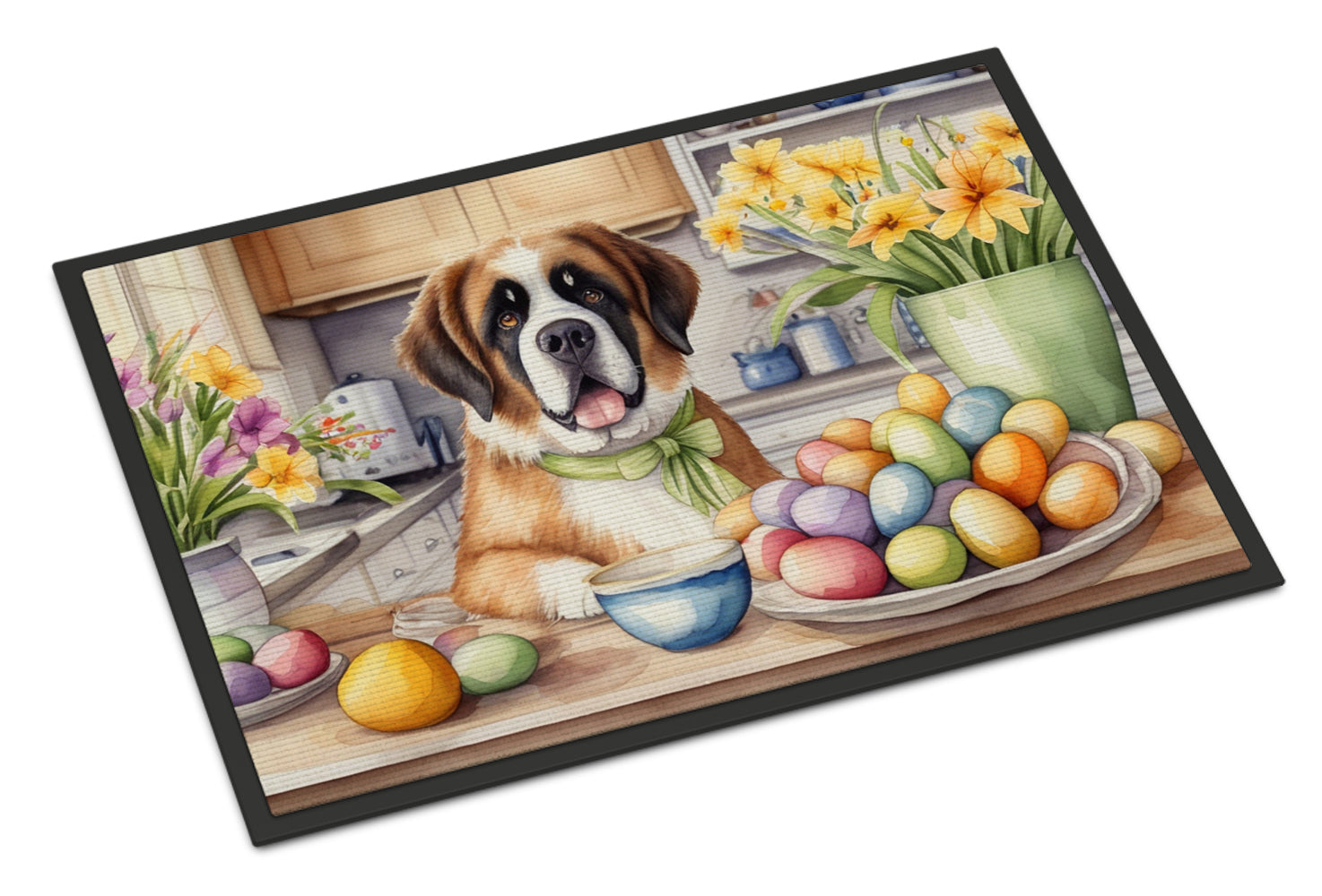 Buy this Decorating Easter Saint Bernard Doormat