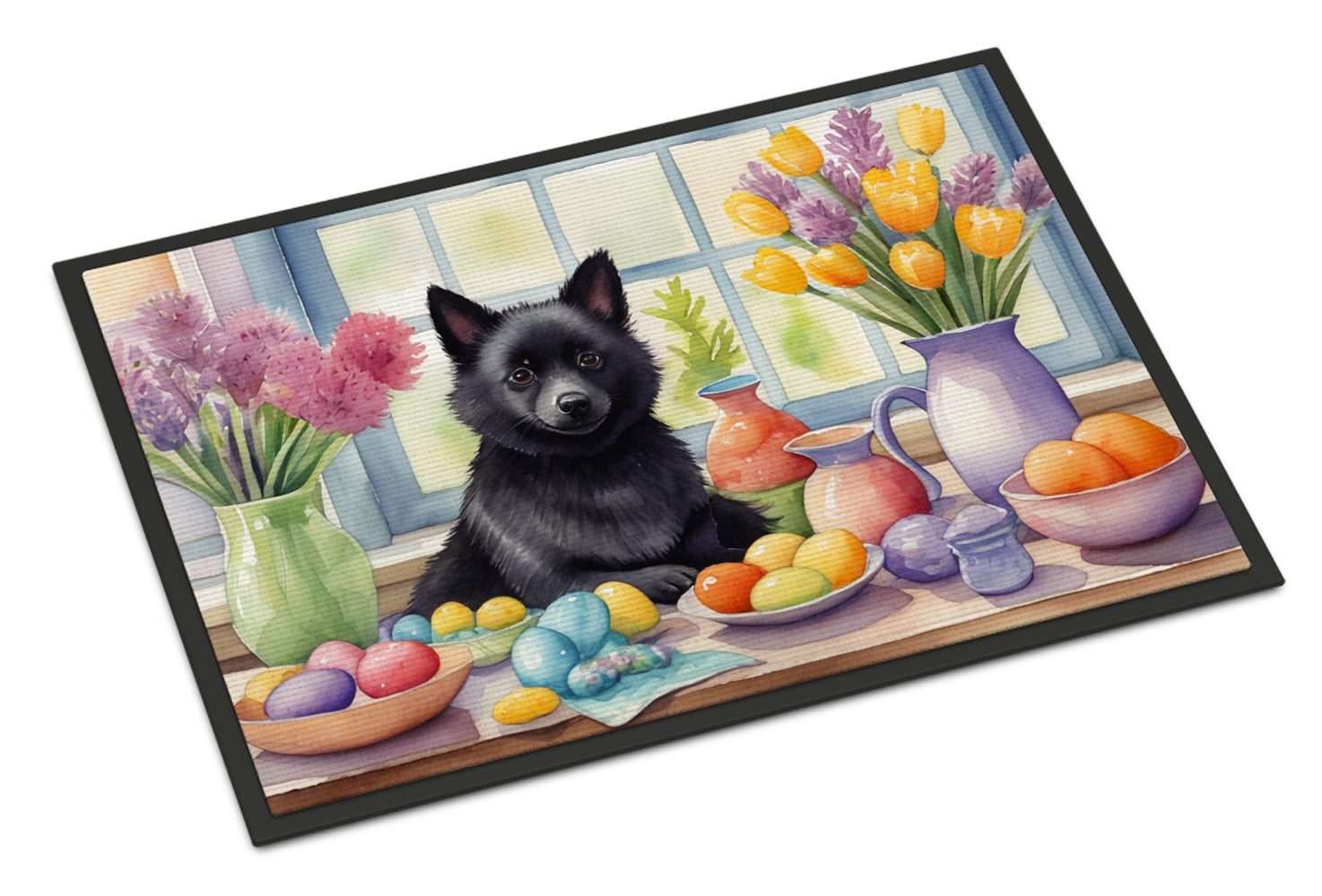 Buy this Decorating Easter Schipperke Doormat
