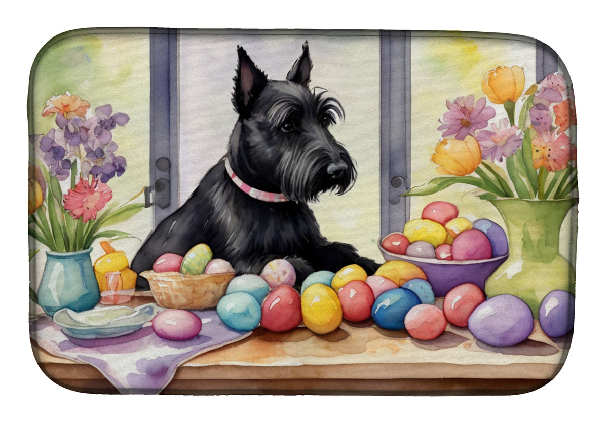 Buy this Decorating Easter Scottish Terrier Dish Drying Mat