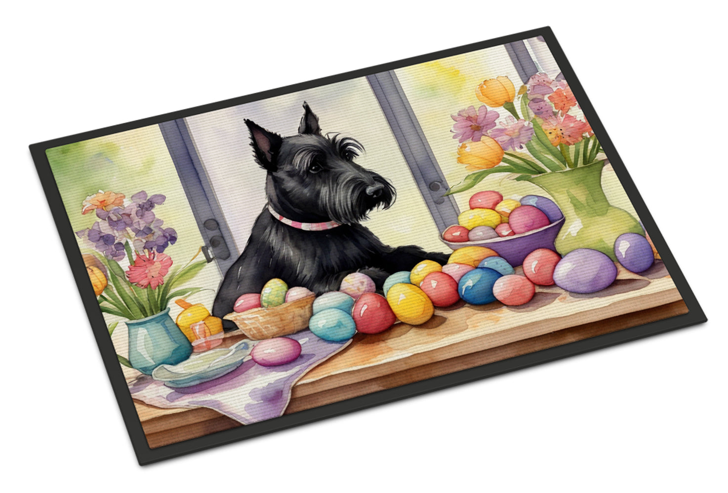 Buy this Decorating Easter Scottish Terrier Doormat
