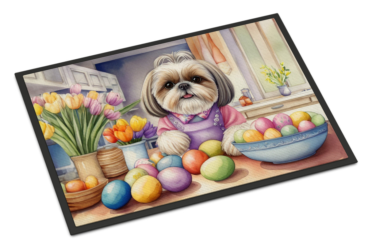 Buy this Decorating Easter Shih Tzu Doormat