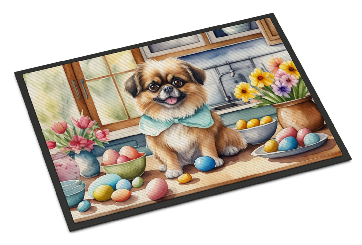Buy this Decorating Easter Tibetan Spaniel Doormat