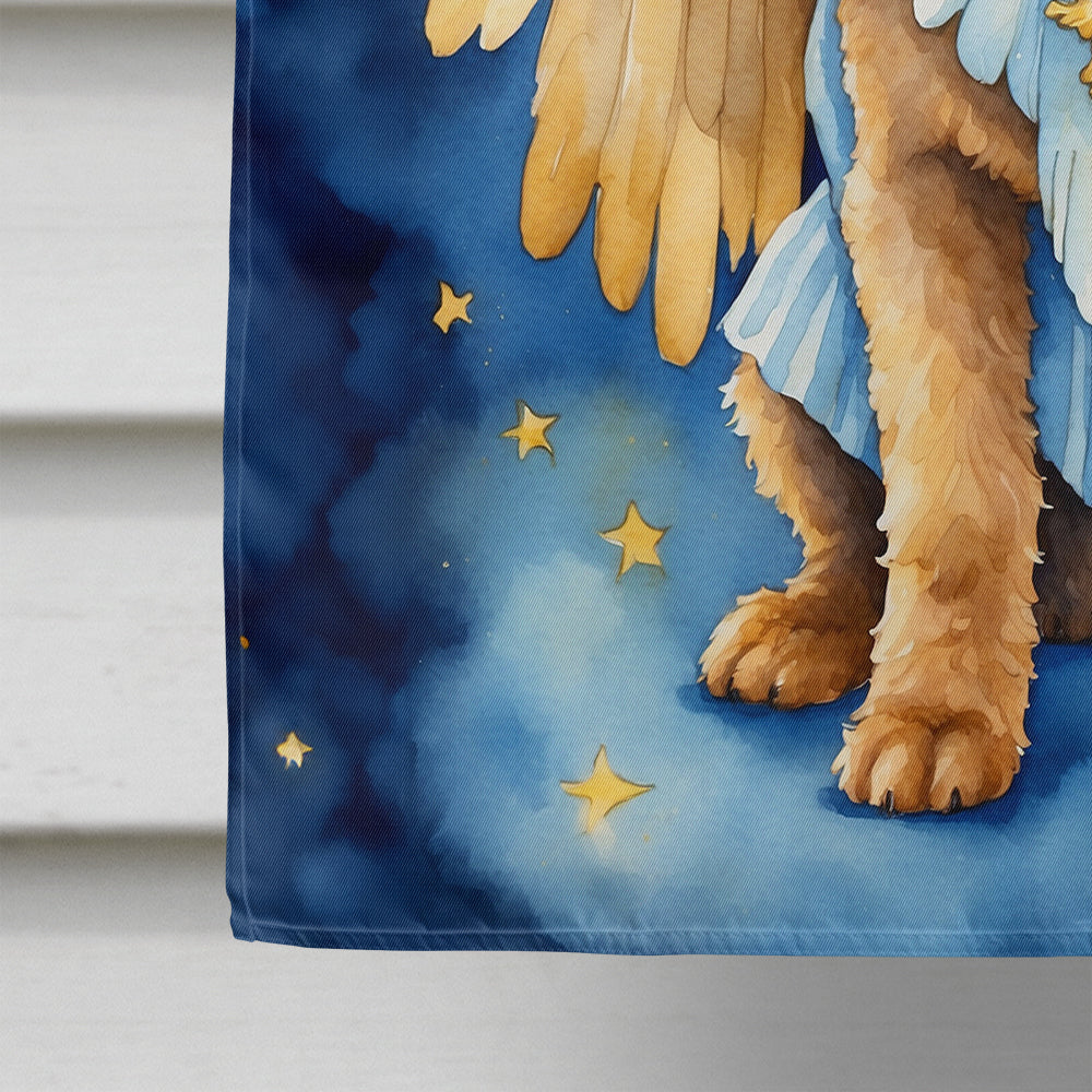 Airedale Terrier My Angel House Flag