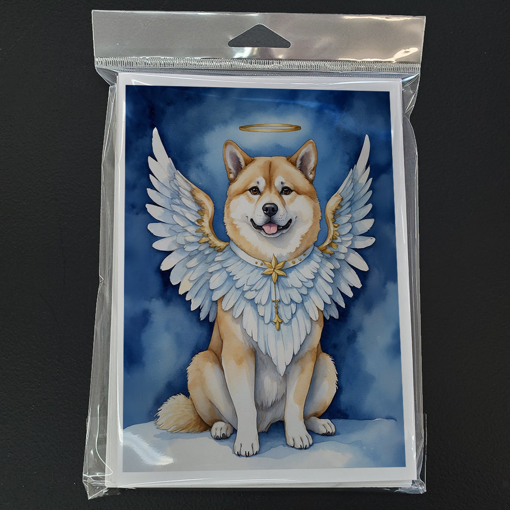 Akita My Angel Greeting Cards Pack of 8