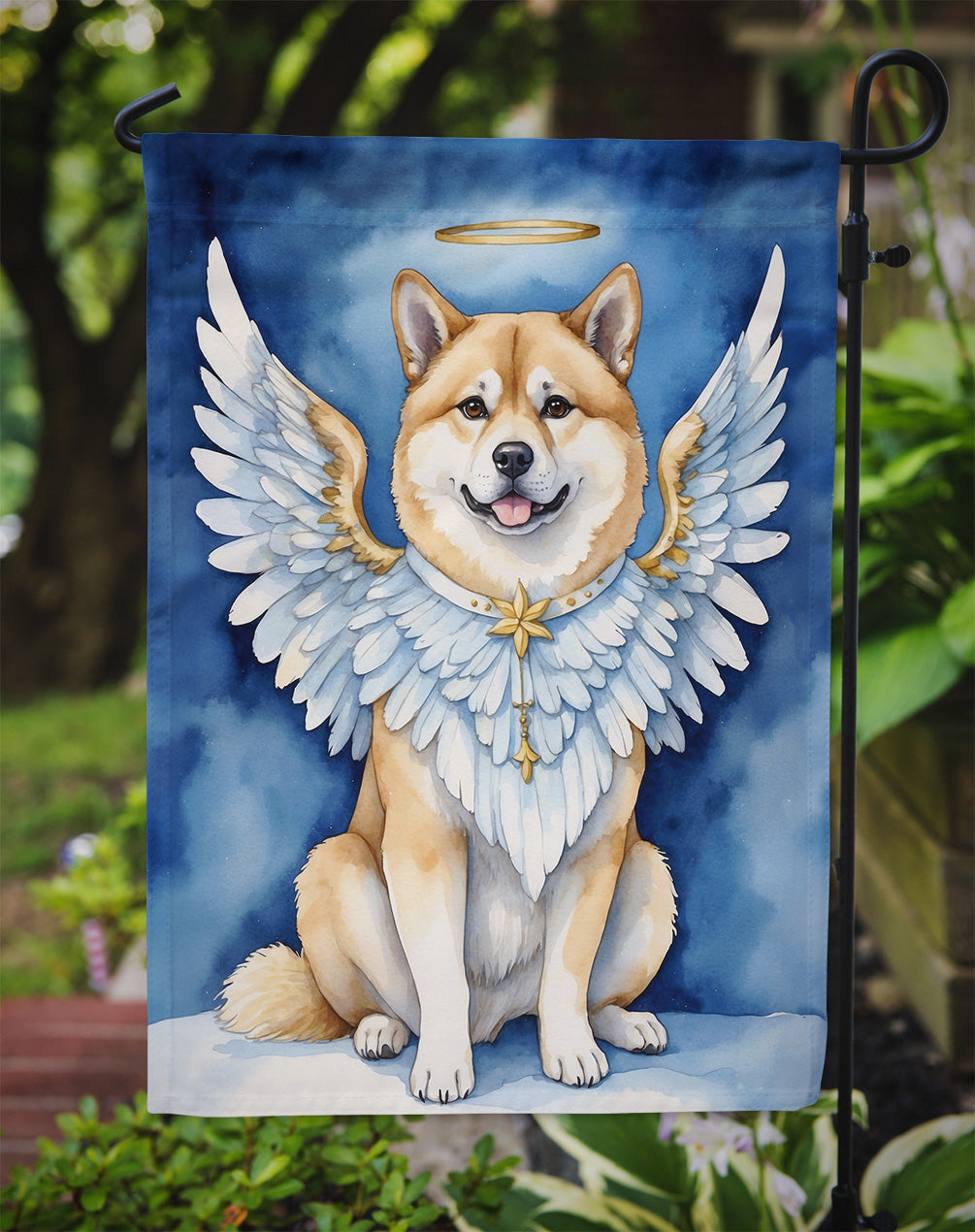 Akita My Angel Garden Flag