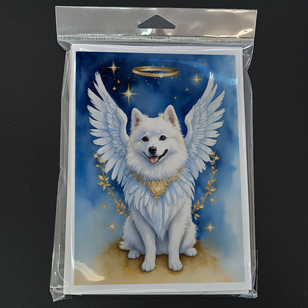 American Eskimo My Angel Greeting Cards Pack of 8