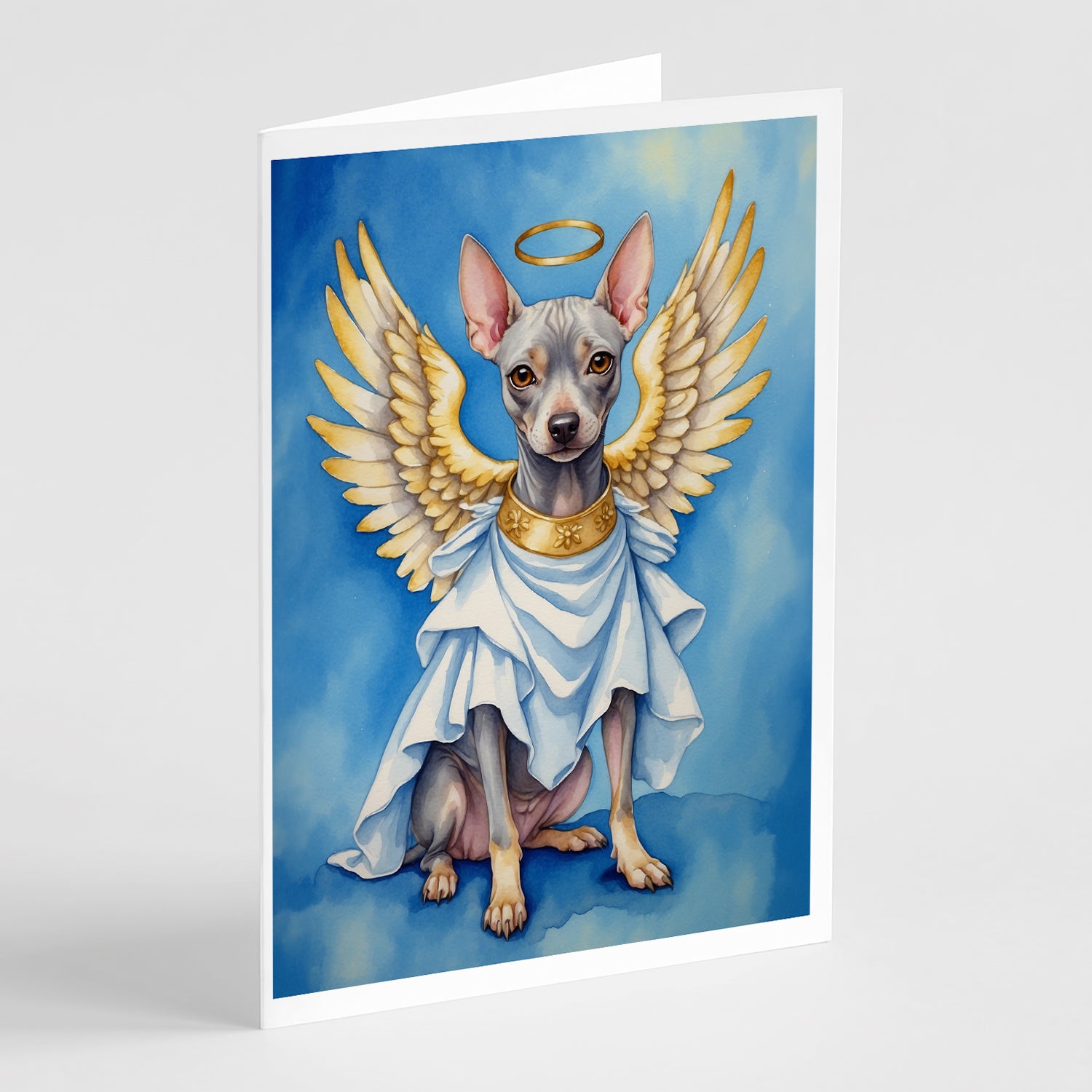 Buy this American Hairless Terrier My Angel Greeting Cards Pack of 8