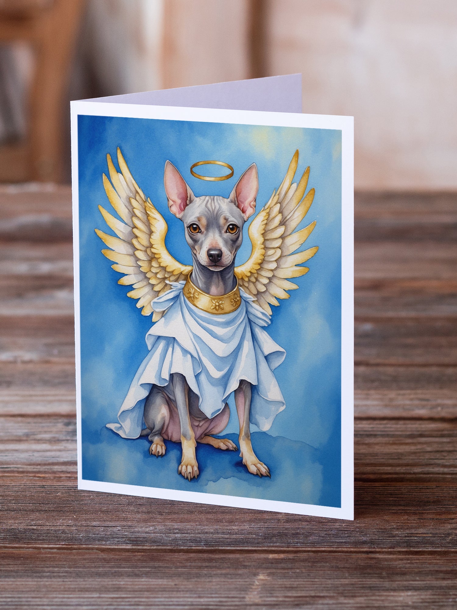 Buy this American Hairless Terrier My Angel Greeting Cards Pack of 8