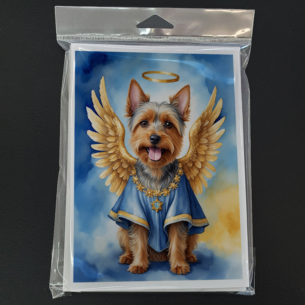 Australian Terrier My Angel Greeting Cards Pack of 8
