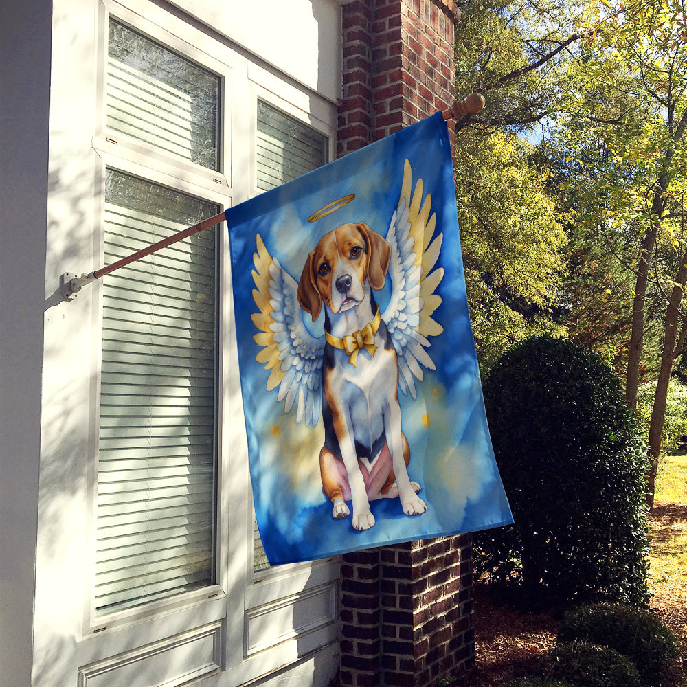 Beagle My Angel House Flag