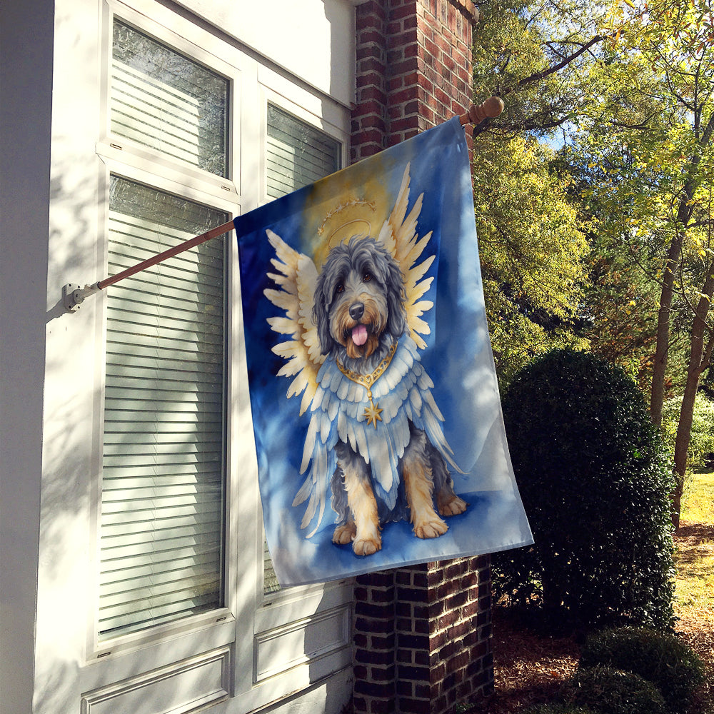 Buy this Bergamasco Sheepdog My Angel House Flag