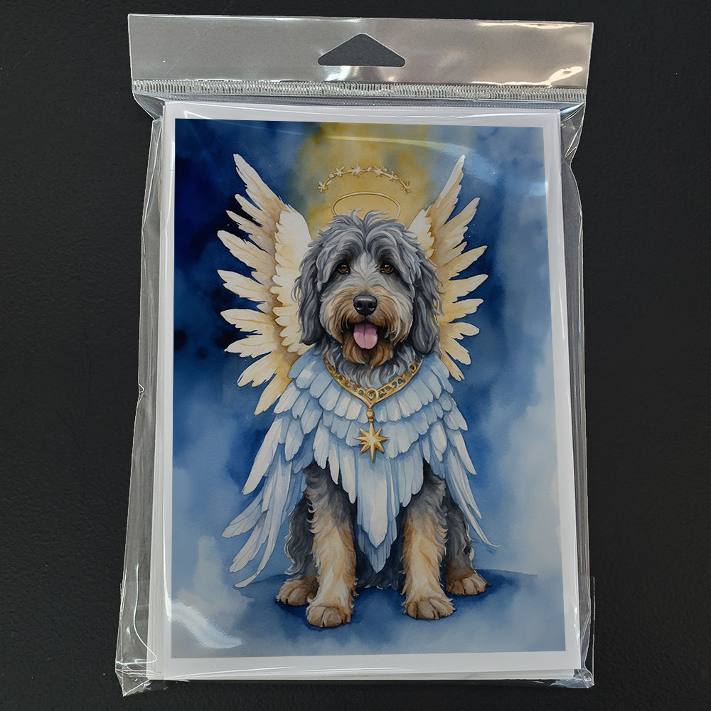 Bergamasco Sheepdog My Angel Greeting Cards Pack of 8