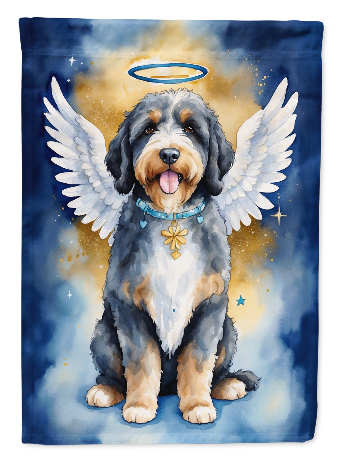 Buy this Bernedoodle My Angel House Flag