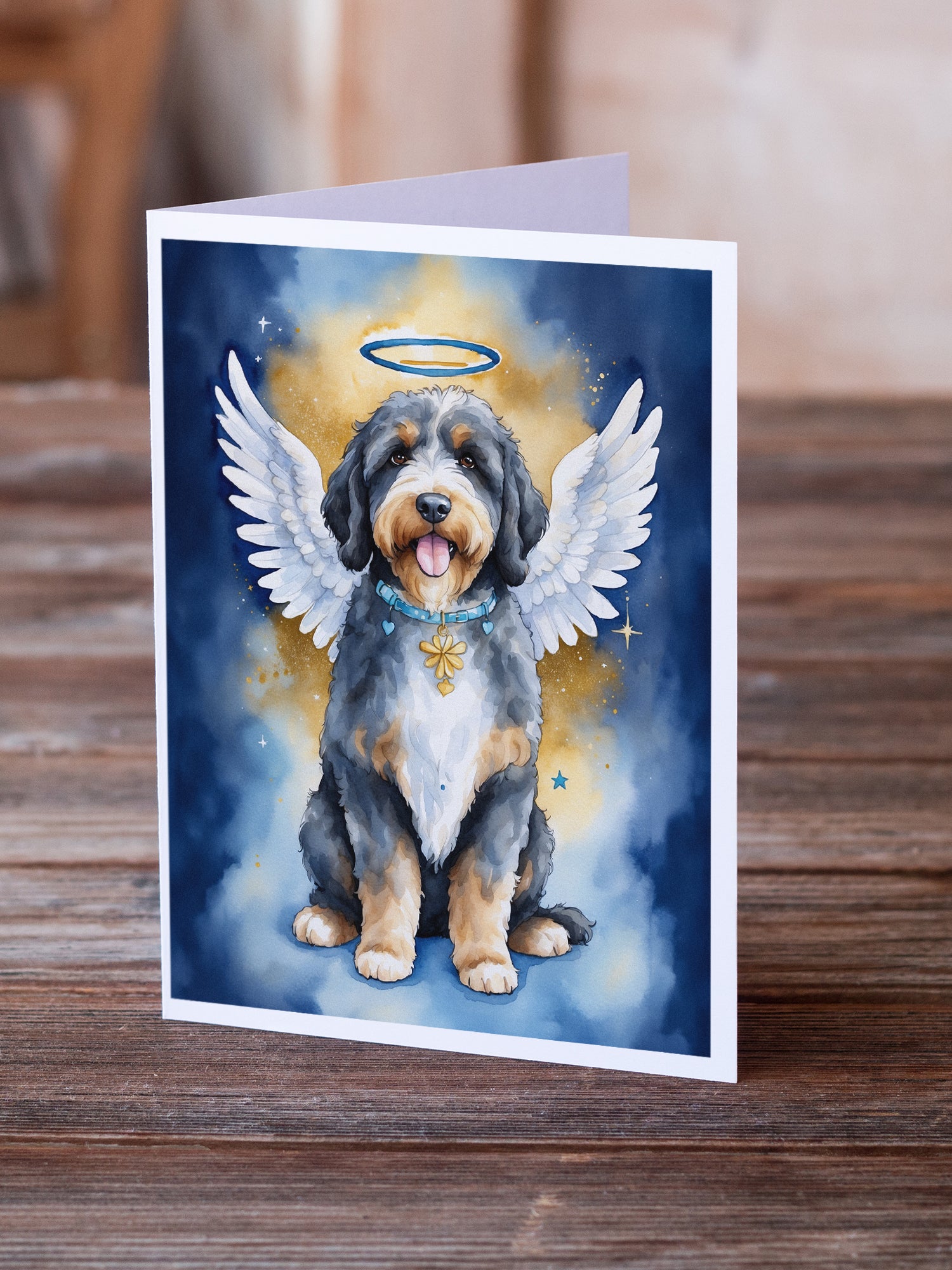 Buy this Bernedoodle My Angel Greeting Cards Pack of 8