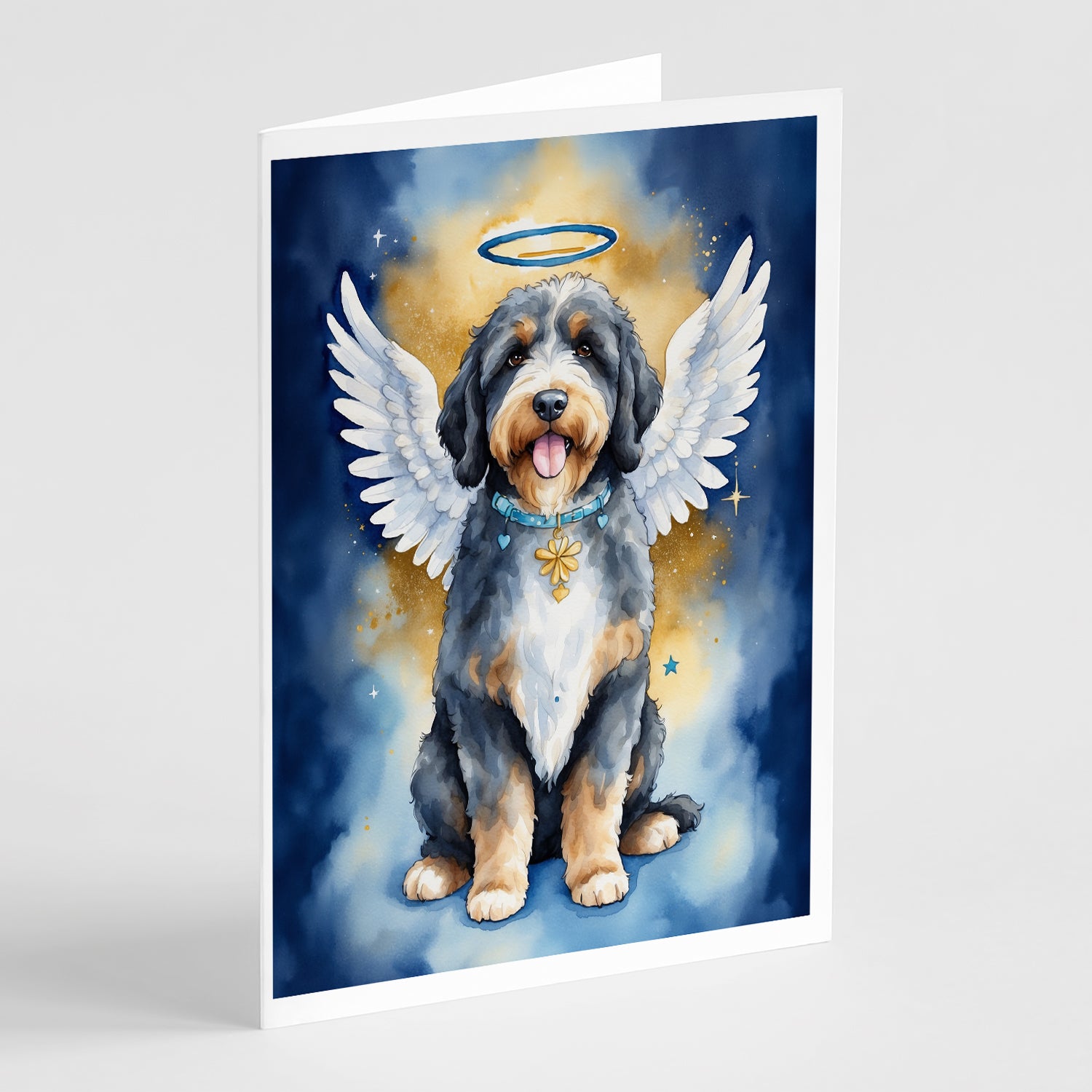 Buy this Bernedoodle My Angel Greeting Cards Pack of 8