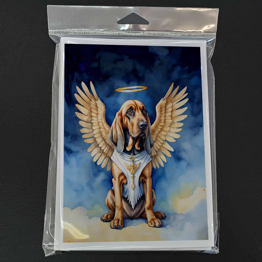 Bloodhound My Angel Greeting Cards Pack of 8