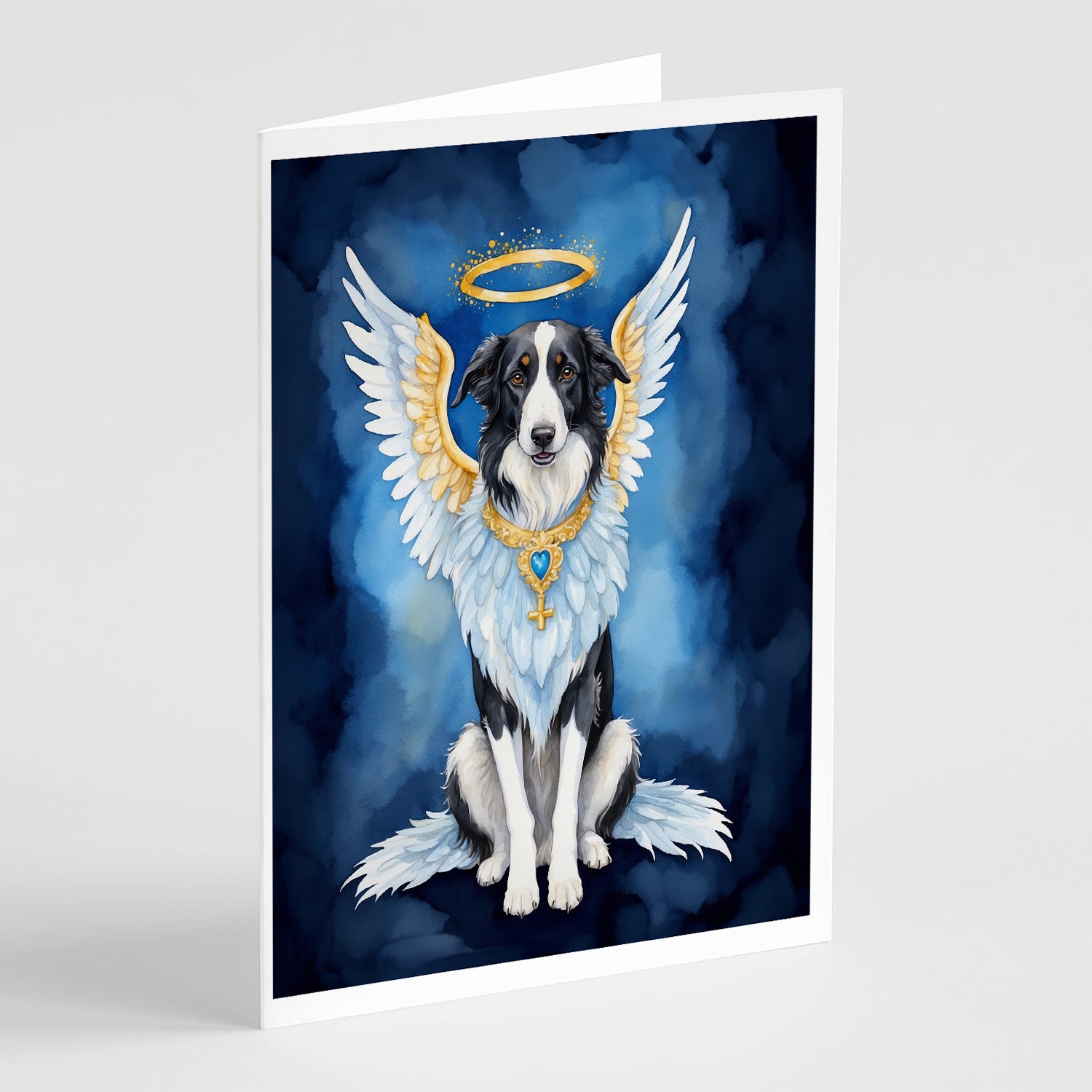 Buy this Borzoi My Angel Greeting Cards Pack of 8