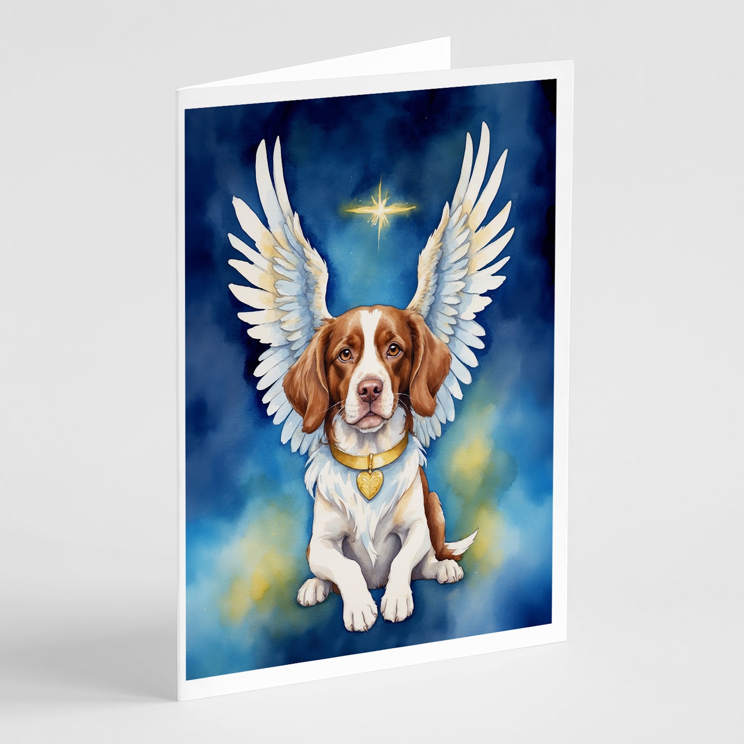 Buy this Brittany Spaniel My Angel Greeting Cards Pack of 8