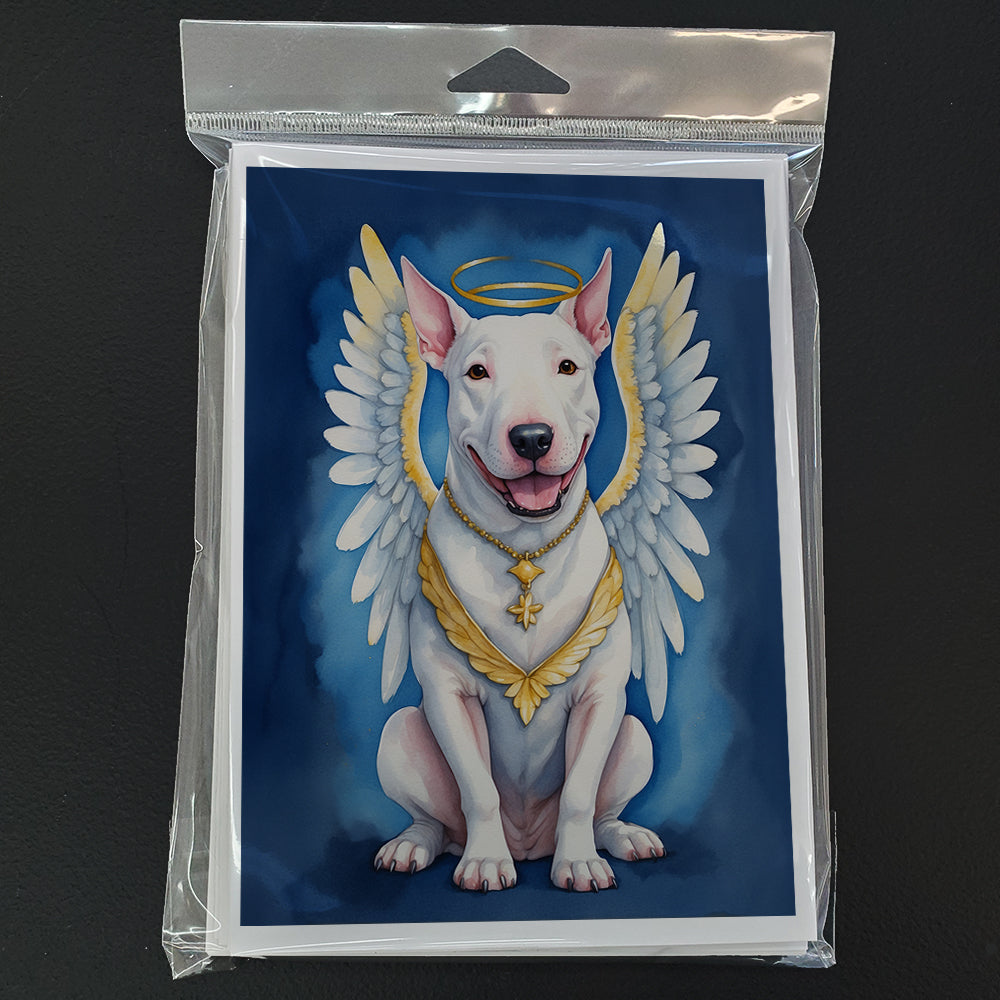 Bull Terrier My Angel Greeting Cards Pack of 8