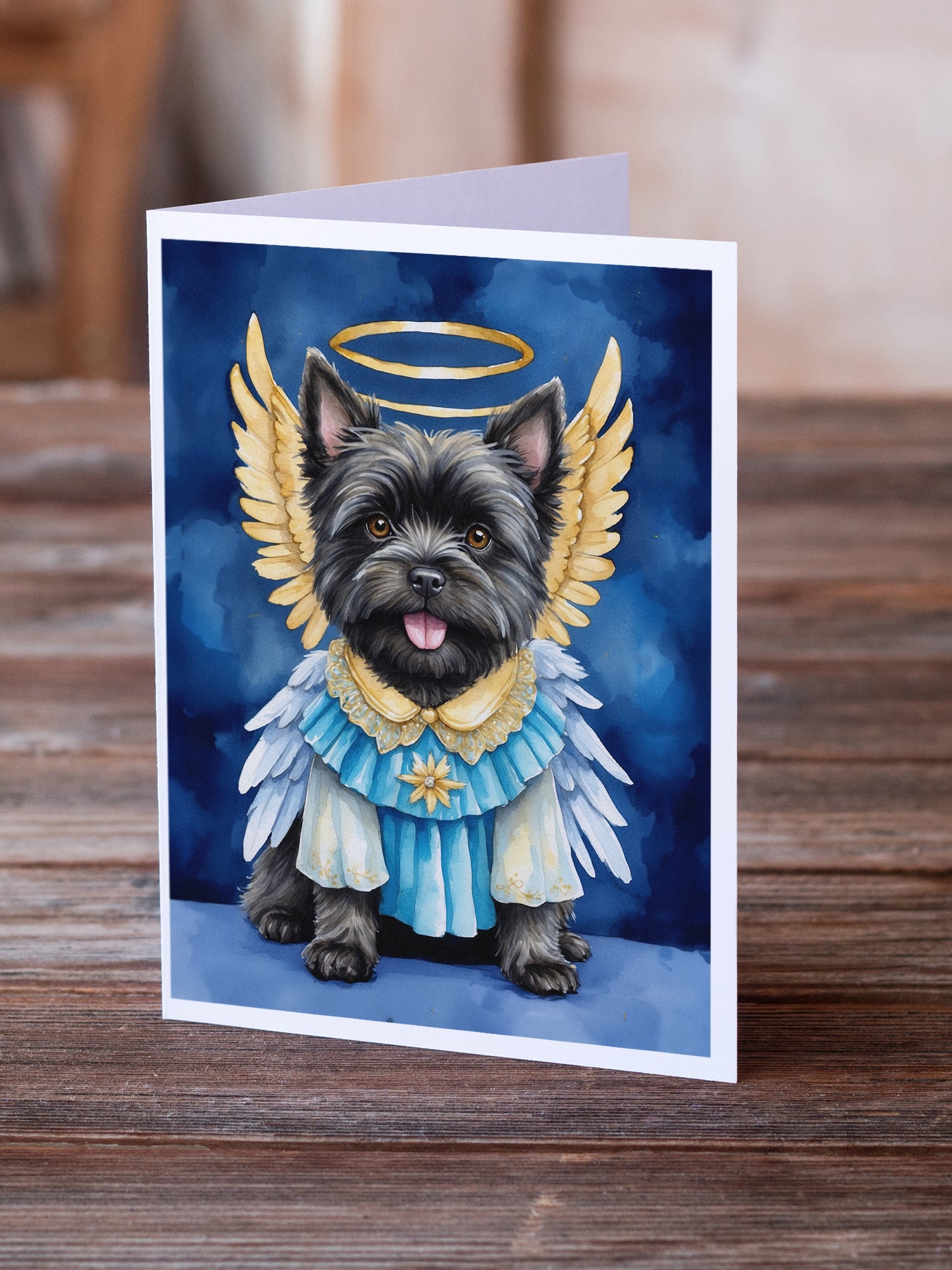 Cairn Terrier My Angel Greeting Cards Pack of 8