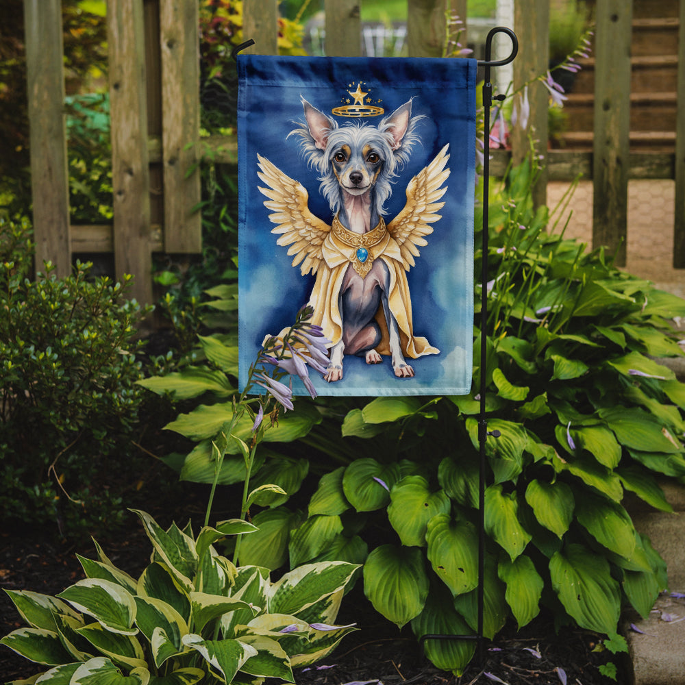 Chinese Crested My Angel Garden Flag