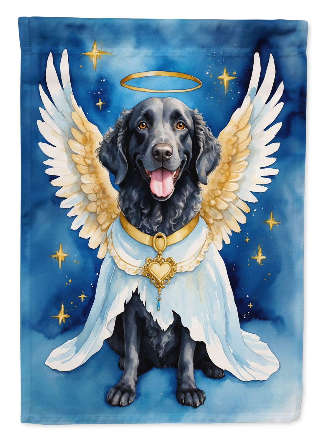 Buy this Curly-Coated Retriever My Angel House Flag