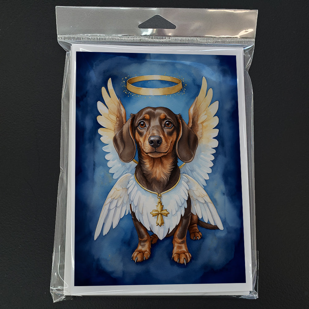 Dachshund My Angel Greeting Cards Pack of 8