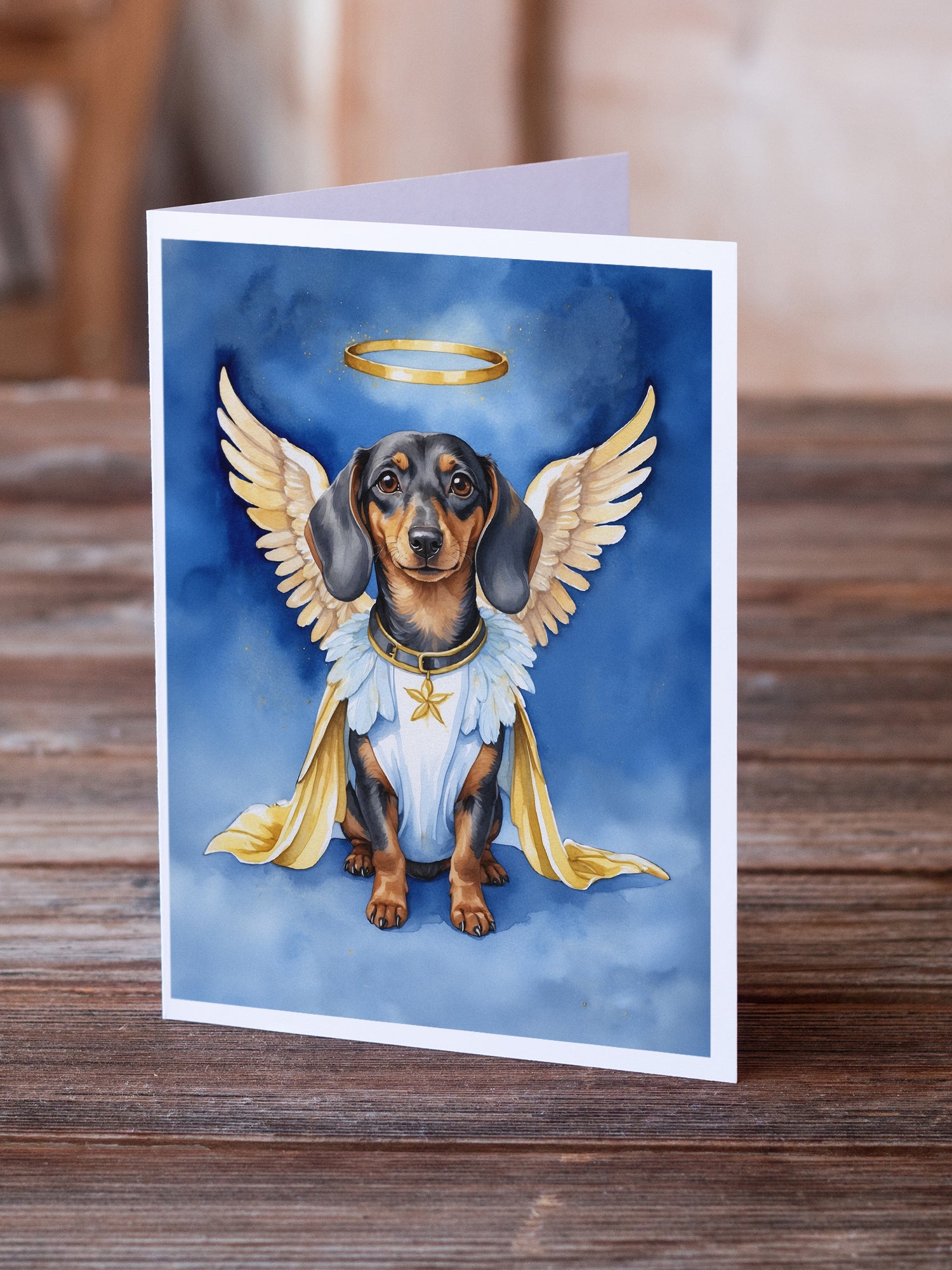 Dachshund My Angel Greeting Cards Pack of 8