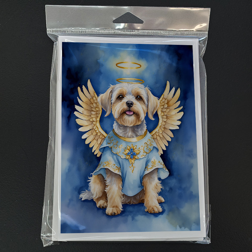Dandie Dinmont Terrier My Angel Greeting Cards Pack of 8