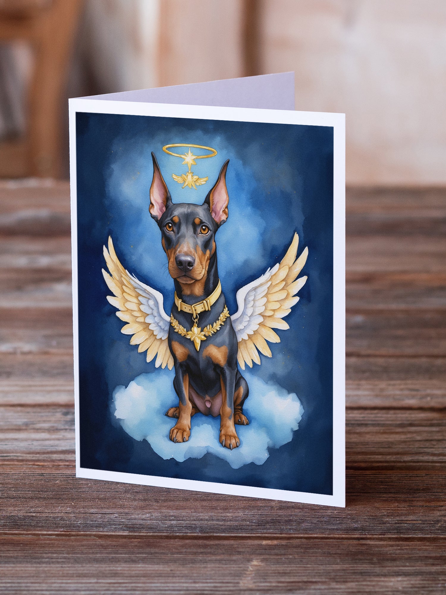 Buy this Doberman Pinscher My Angel Greeting Cards Pack of 8
