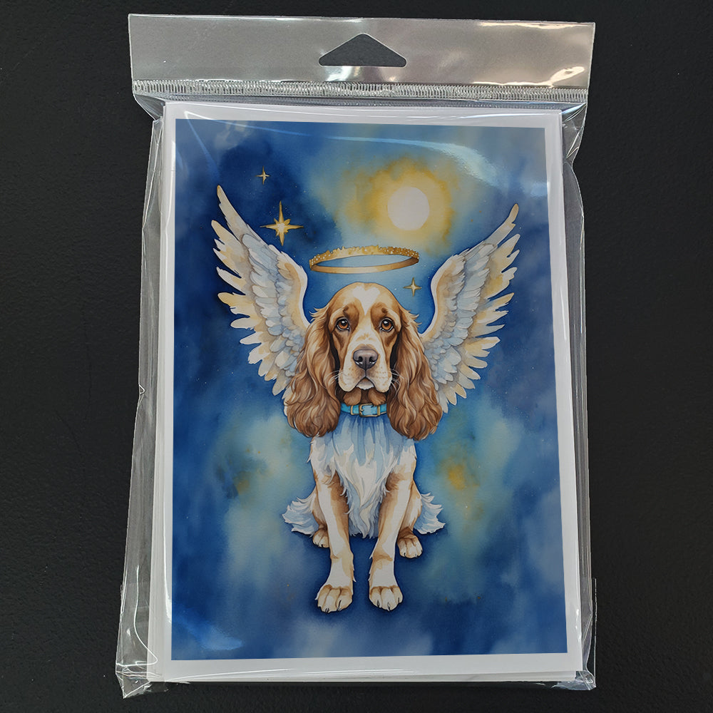English Cocker Spaniel My Angel Greeting Cards Pack of 8