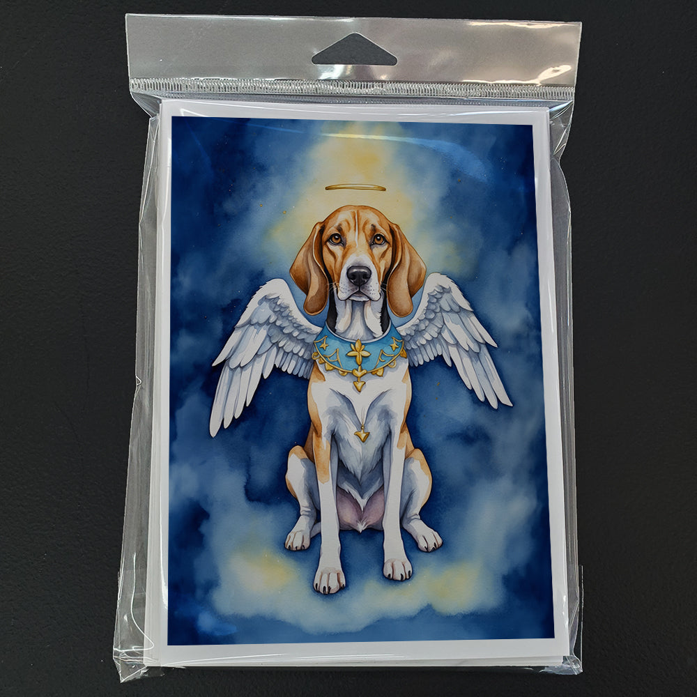 English Foxhound My Angel Greeting Cards Pack of 8