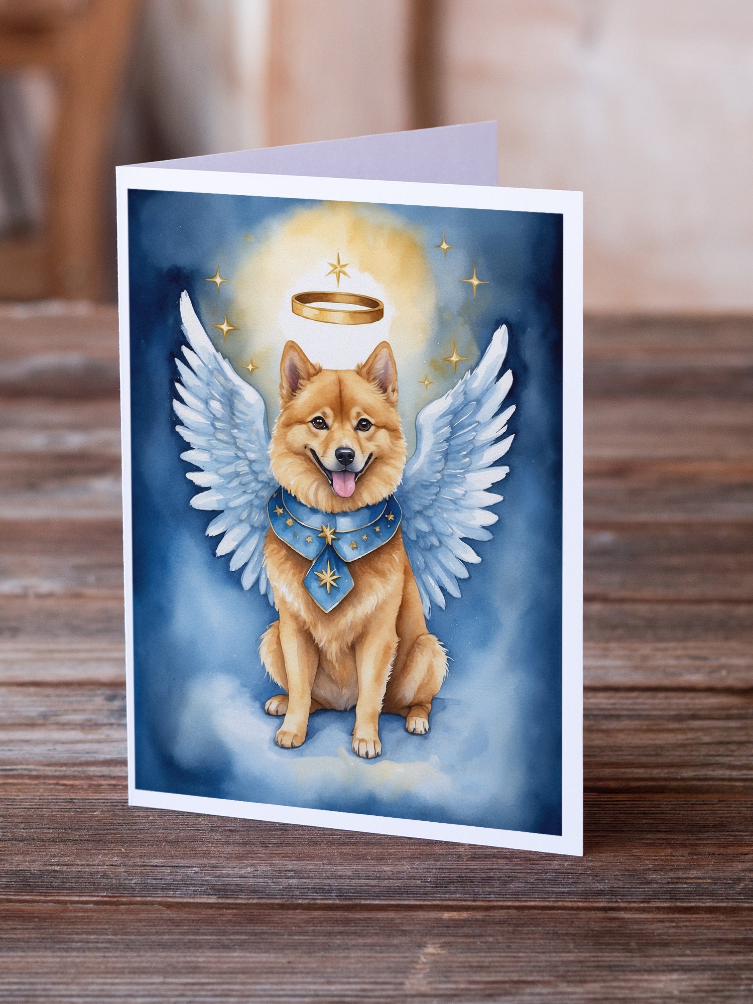 Buy this Finnish Spitz My Angel Greeting Cards Pack of 8