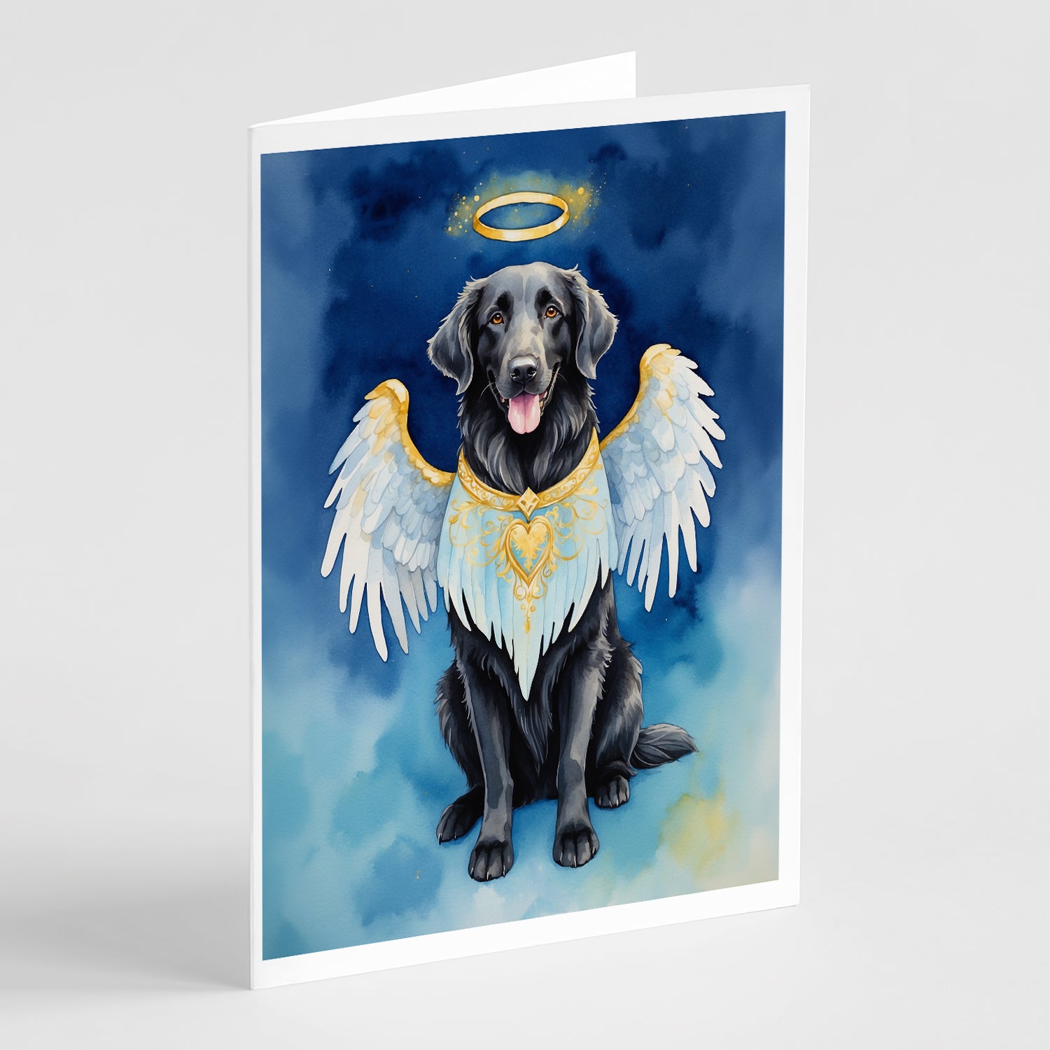 Buy this Flat-Coated Retriever My Angel Greeting Cards Pack of 8