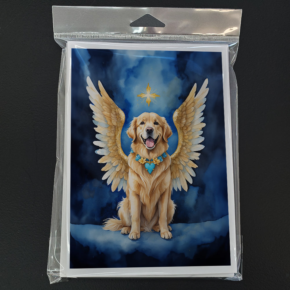 Golden Retriever My Angel Greeting Cards Pack of 8