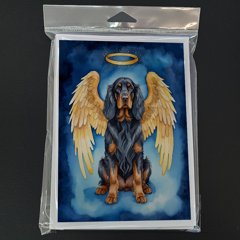 Gordon Setter My Angel Greeting Cards Pack of 8